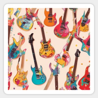 Producer Guitar Gift Sticker